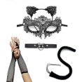 thumbnail image 5 of 5pcs/set Cat Ears Headband Mask Necklace Gloves Sexy Cat Costume Set For Party, 5 of 5