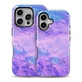 thumbnail image 2 of DesignSkinz Scratch-Resistant Hard Slim Case Compatible with iPhone 16 Plus (Compatible with MagSafe) - Violet and Blue Abstract Clouds, 2 of 9