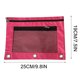 thumbnail image 3 of Estuche de Tela con Ojales para Carpetas B5 | Compatible con Carpetas de 3 Anillas | Estuche con Doble Cremallera y Ventana Transparente | Dos Compartimentos para Oficina y Escuela | Bolsa Ligera y R, 3 of 4