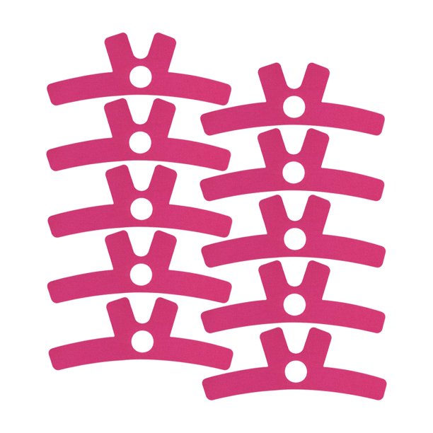 10 piezas de cinta kinesiológica precortada para accesorios de vendaje de hombro, cinta deportiva para el cuerpo. Rosa