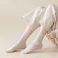 thumbnail image 4 of Sookeceks 6 Pairs Mulberry Silk Crew Socks for Women, Soft Spring Autumn Trouser Socks for Casual Dress Size 5-9, 4 of 7