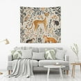 thumbnail image 2 of Yayeee Tapestry Wall Hanging for Bedroom 60" x 51" Living Room Home Wall Art Decor, Animals In A Forest Pattern, 2 of 7