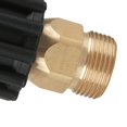 thumbnail image 3 of figatia High Pressure Cleaner Water Pipe Machine Water Outlet Adapter M22 Black, 3 of 9
