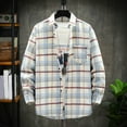 thumbnail image 2 of Men Shirts 2025 Men Fashion Casual Fashionable Square Printing Lightweight Breathable Long Sleeve Lapel Formal Shirt, 2 of 7
