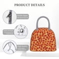 thumbnail image 4 of Disketp Pizza Bolsa Térmica para Almuerzo, Lonchera con Abertura Amplia y Gran Capacidad, Organizador Reutilizable para Mujeres, Hombres y Adultos, 4 of 6