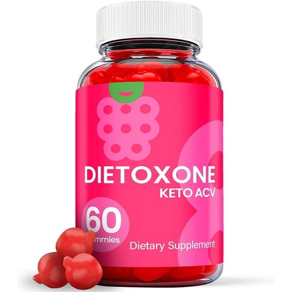 (1 Pack) Dietoxone Keto ACV Gummies - Supplement for Weight Loss - Energy & Focus Boosting Dietary Supplements for Weight Management & Metabolism - Fat Burn - 60 Gummies