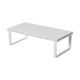 thumbnail image 1 of Soporte para computadora, soporte elevador para monitor, organizador ergonómico Blanco y blanco, 1 of 9