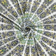 thumbnail image 5 of Bless International Indian hippie Bohemian Psychedelic Golden Blue Peacock Mandala Wall hanging Bedding Tapestry (Yellow Green, King (88x104Inches)(225x265Cms)), 5 of 5