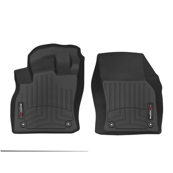 WeatherTech Custom Fit FloorLiners compatible with 2019-2025 Audi Q3 - 1st Row (Driver & Passenger), Black