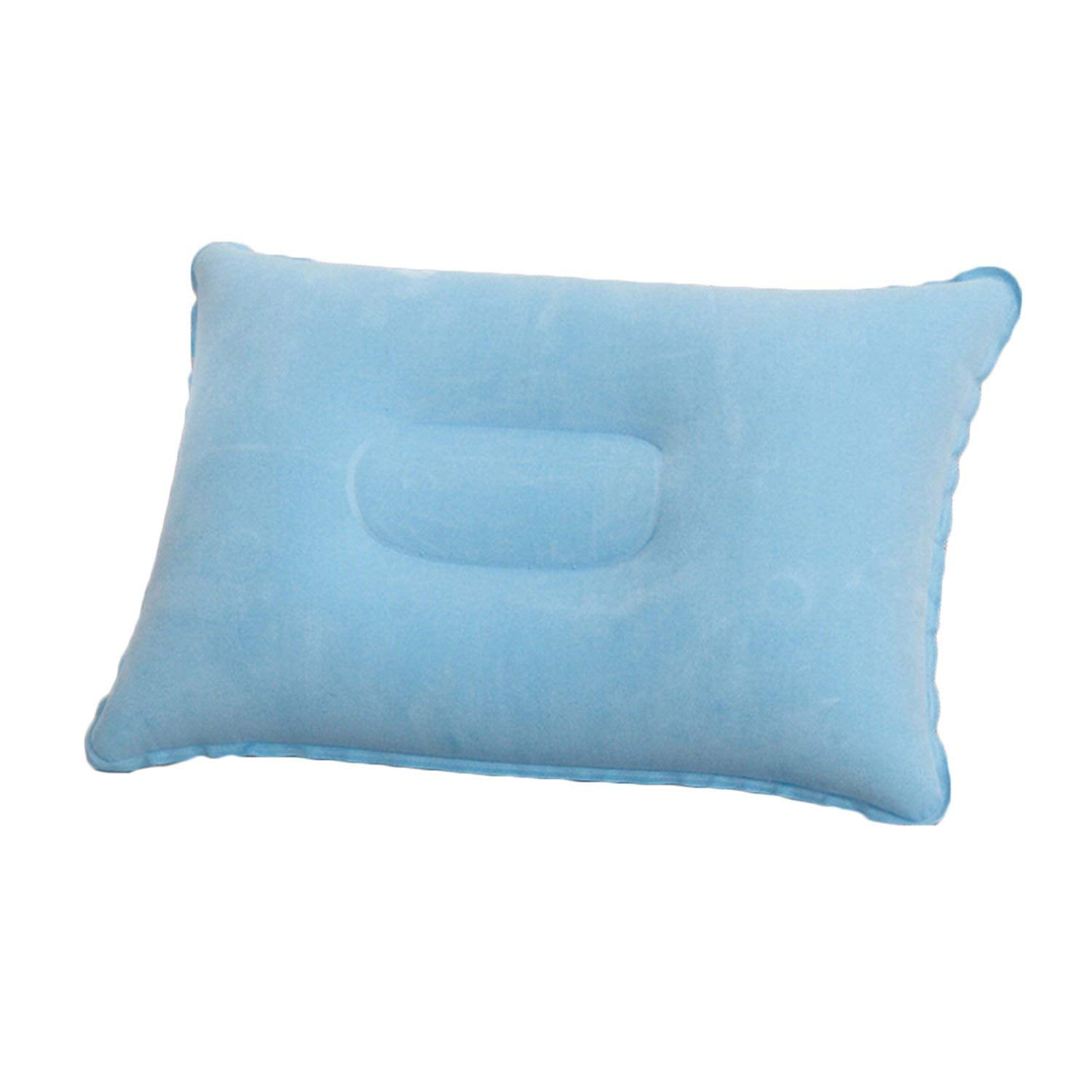 Compact Travel Air Pillow Inflatable Cushion Camping Car Head Rest Lumbar 