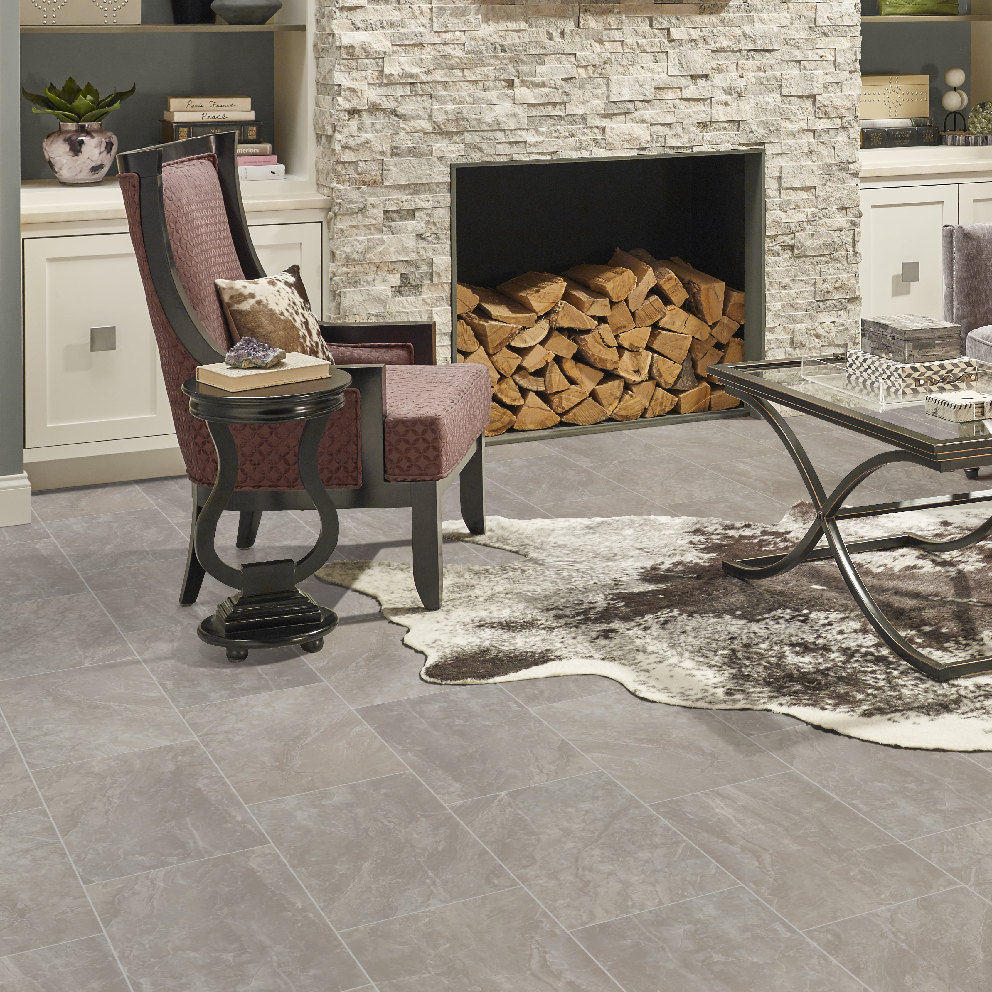 Onyx Pearl 12 in. x 24 in. Polished Porcelain Floor and Wall Tile (16 Sq. Ft. / Case)