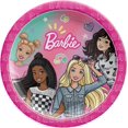 thumbnail image 2 of Barbie Dream Together Party Supplies Pack Serves 16: 7" Dessert Plates Beverage Napkins Cups and Table Cover with LLILYKAI Birthday Candles, 2 of 6