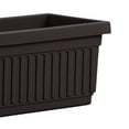 thumbnail image 2 of HC Companies 24 Inch Fluted Plastic Venetian Garden Window Planter, Black, 2 of 4
