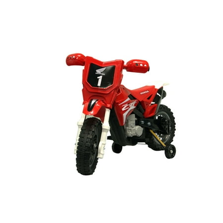 Best Ride On Cars Honda CRF250R Toddler Kids Electric 6 Volt Toy Dirt Bike, (Best Dirt Bike Racing Games)