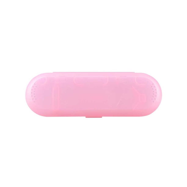 Minnieouse Estuche para cepillo de eléctrico, soporte de almacenamiento para cepillo de de viaje, Protector organizador, cuidado de los oídos Rosado
