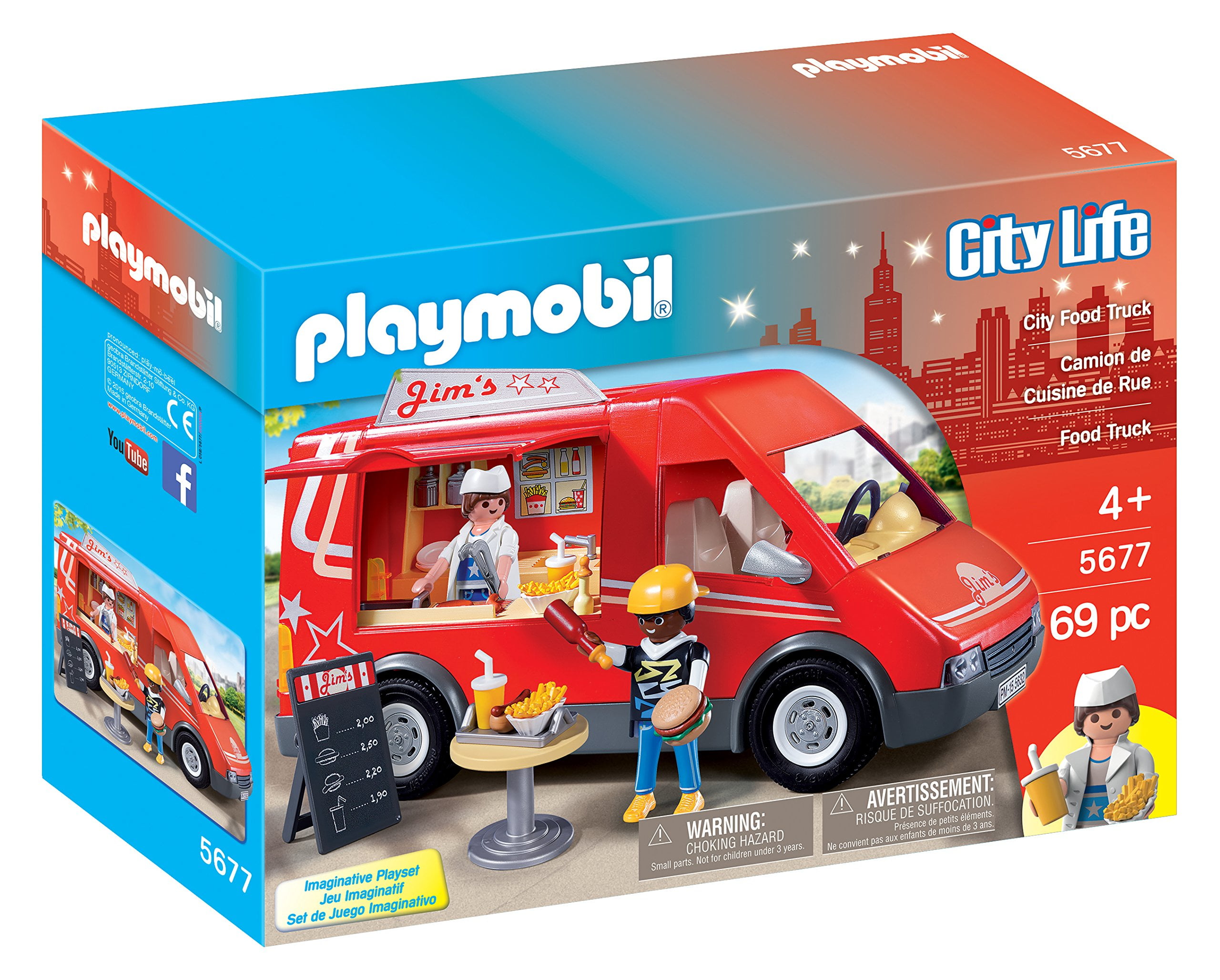 playmobil food truck 70075