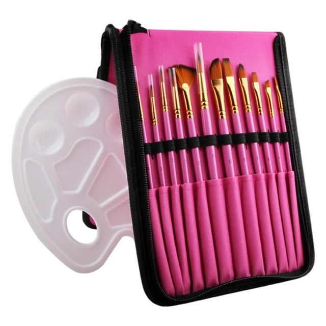 segolike Artist Brush Set Sizes Brushes with , Suitable for Acrylic, , Gouache ing pink