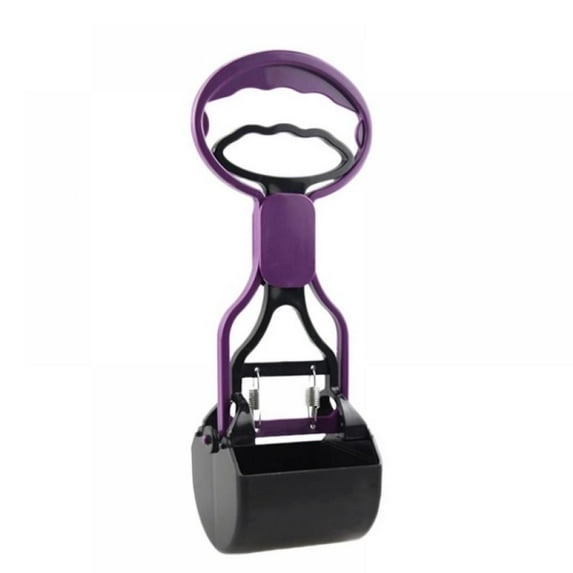 Savlot Portable Pet Pooper Scooper with Short Handle, Pet Clamp Scooper, High Elastic Spring Dog Poop Scoop Indoor and Outdoor Cleaning Tool