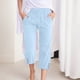 thumbnail image 1 of WILLBEST Pantalones Casuales para Mujer, con Botones, Pierna Ancha, Bolsillos, Ligeros, Cintura Alta, Ajustables, con Nudo, Corte Holgado. Chica, 1 of 4