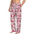 thumbnail image 2 of Daiia Garden Gnomes Men's Sleep Pant with Pockets and Drawstring,Pajama Pants-Large, 2 of 9