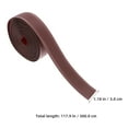 thumbnail image 2 of ETHZZLE Stair Nosing Vinyl Brown PVC Edge Protection for Bathrooms 1Pack, 2 of 6