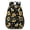 Sunflower and Bee, variant on Sunflower and Checkerboard Black 17" School Backpacks for Teens,Waterproof Oxford Fabric,S-Shape Padded Straps for School,Travel,Hiking,Camping