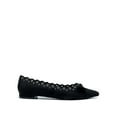thumbnail image 3 of DREAM PAIRS Women's Ballet Flats with Bow & Scalloped Detail - Soft Micro Suede Pointed Toe Shoes for Casual & Formal Wear, 3 of 8