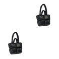 thumbnail image 1 of Baohd Larger Capacity Tote Bag With Big Opening For Easy Access Books Crossbody Bag black 2Set, 1 of 6