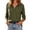 Green, variant on Women Long Sleeve Knit Pullovers Lapel V Neck Ribbed Textured Blouse Loose FIt Lightweight Tunic Tops for Fall Winter Green XXL