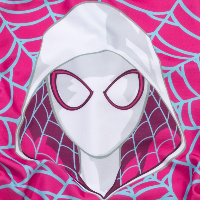 Marvel Spider Verse Ghost Spider Girls Swim One Piece Suit Pink size 5 Walmart