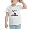 thumbnail image 3 of Future Soldiers Funny Toddler T-Shirts for Boys Girls (White, Youth M), 3 of 5