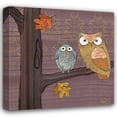 thumbnail image 1 of Paul Brent 28x28 Gallery Wrapped Canvas Wall Art Titled - Awesome Owls IV, 1 of 4