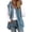 Blue, variant on Women Zipper Sleeveless Coat Fashion Casual Style Lightweight Design for Daily Use and Comfortable Fit in Various Occasions XXL Size Dark Blue