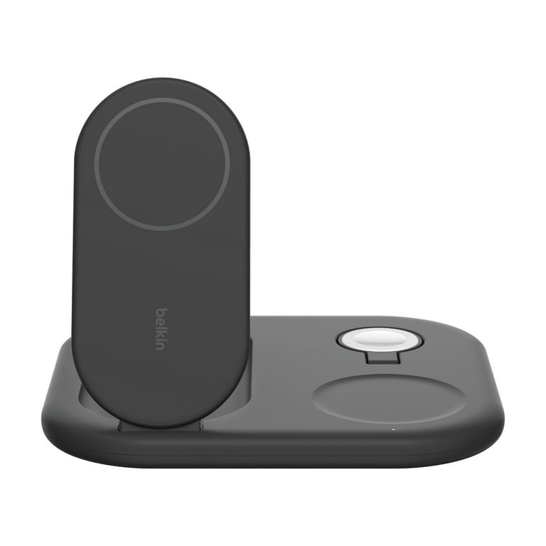 未使用品！ BELKIN wireless charger MagSafe 黒 Amazon.com: Belkin MagSafe-Compatible Charger, 2-in-1 Magnetic