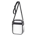 thumbnail image 1 of Bolsa transparente, bandolera Bolsa de cosméticos visible Resistente al agua Gran capacidad Correa ajustable PVC Transparente para estadio Concierto , GRANDE Largo SM SunniMix Bolso transparente portátil para mujer, 1 of 8