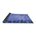 thumbnail image 2 of Ahgly Company Indoor Round Abstract Blue Modern Area Rugs, 7' Round, 2 of 4