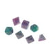 thumbnail image 3 of Dados poliédricos opacos para juegos de rol de D&amp;D, juegos de mesa y juguetes. JVerde Púrpura, 3 of 7