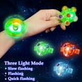thumbnail image 7 of SNNROO 12Pack Light up Bracelet for Kids, A AMEBAY Party Favors for Kids 4-8, Glow in The Dark Halloween Valentines Party Supplies, Christmas Classroom Prizes Box, Gifts for Kids Birthday Party, 7 of 7