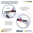 thumbnail image 4 of Walker Drive Medical Deluxe plegable con ruedas de 5 cm, 4 of 9
