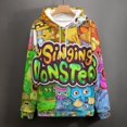 thumbnail image 4 of My Singing Monsters Casual Pullover Hoodie Unisex Hooded Sweatshirt Novelty 3D Graphic Long Sleeve Sweater with Pocket XL, 4 of 8
