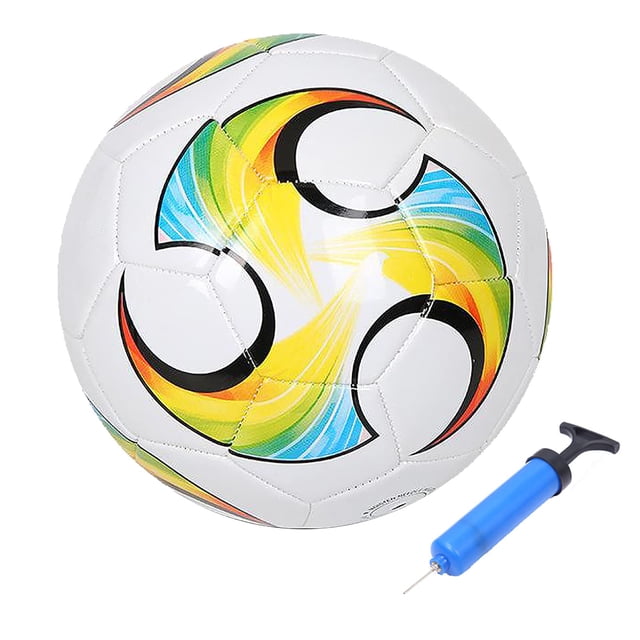 Balón de fútbol ABAJI, tamaño 2, 3, 4, 5, colorido con bomba
