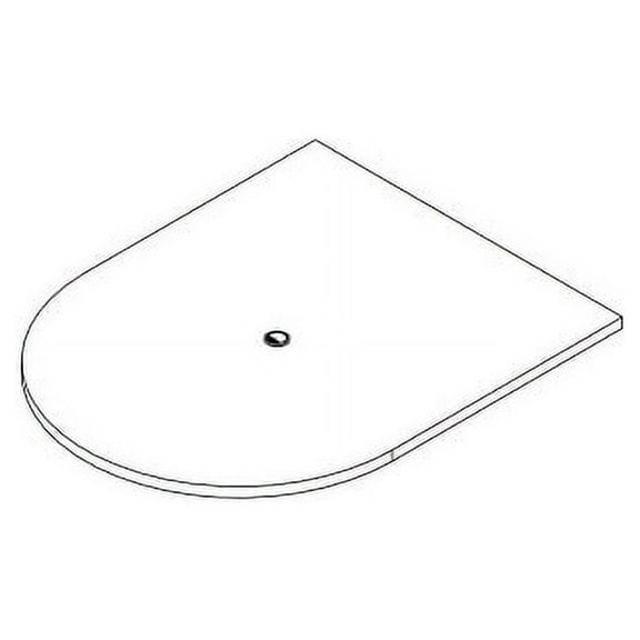 Lorell Prominence 2.0 Half-Racetrack Conference Tabletop Espresso Racetrack, Laminated Top - 60" Table Top Width x 48" Table Top Depth x 1.50" Table Top Thickness - Assembly Required