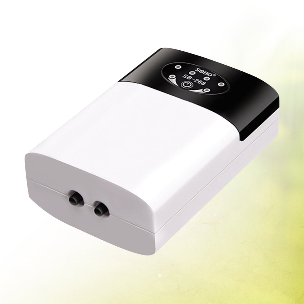 WHAMVOX Portable USB Charging Oxygen Pump for Fish Tank Aquarium with ABS Material White Color Producing More Bubbles 5.8 Inches