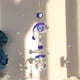 thumbnail image 4 of Jardín Suncatchers Hecho A Mano Azul Turco Mal Ojo Amuleto para El (ojos Caballo), 4 of 6