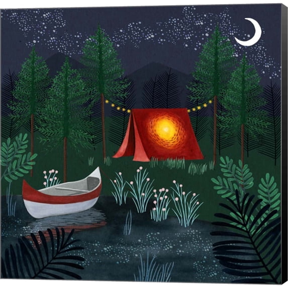 Great Art Now Beneath the Stars I by Grace Popp, Canvas Wall Art, 12W x 12H