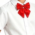 thumbnail image 6 of Mifsaly Toddler Boys 3 Piece formal Outfit Sets Summer Lapel Button Down Shirts with Bow Tie and Uniform Shorts Kids Back To School Class Photos Stage Performance, 6 of 6