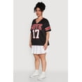 thumbnail image 4 of Womens Plus Size Love 17 Football Jersey, 4 of 5