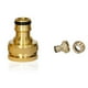 thumbnail image 4 of Conector de grifo de de ín de latón, adaptador de grifo de rosca de 1/2 '' y 3/4 '' Zulema adaptador de grifo de agua, 4 of 8