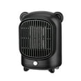thumbnail image 1 of Giyblacko Space Heater Creative Electric Heater Hot And Cold Wind Mini Cartoon Heater Desktop Home Fan, 1 of 1