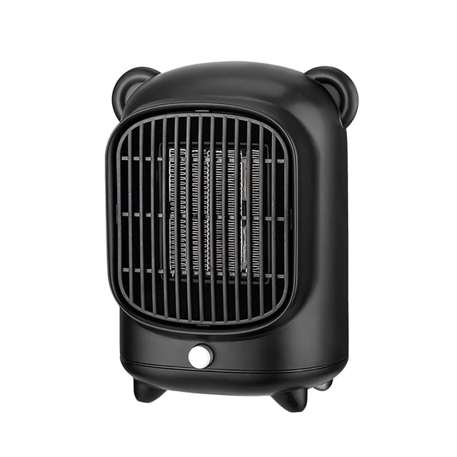 Giyblacko Space Heater Creative Electric Heater Hot And Cold Wind Mini Cartoon Heater Desktop Home Fan